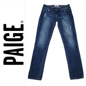 Paige Jimmy Jimmy Skinny Distressed Premium Denim Size 24